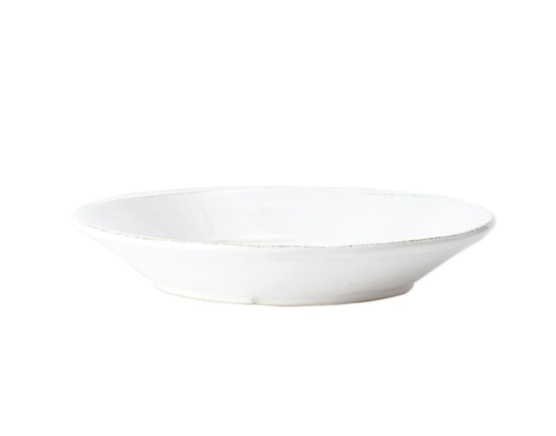Lastra Melamine Pasta Bowl - White