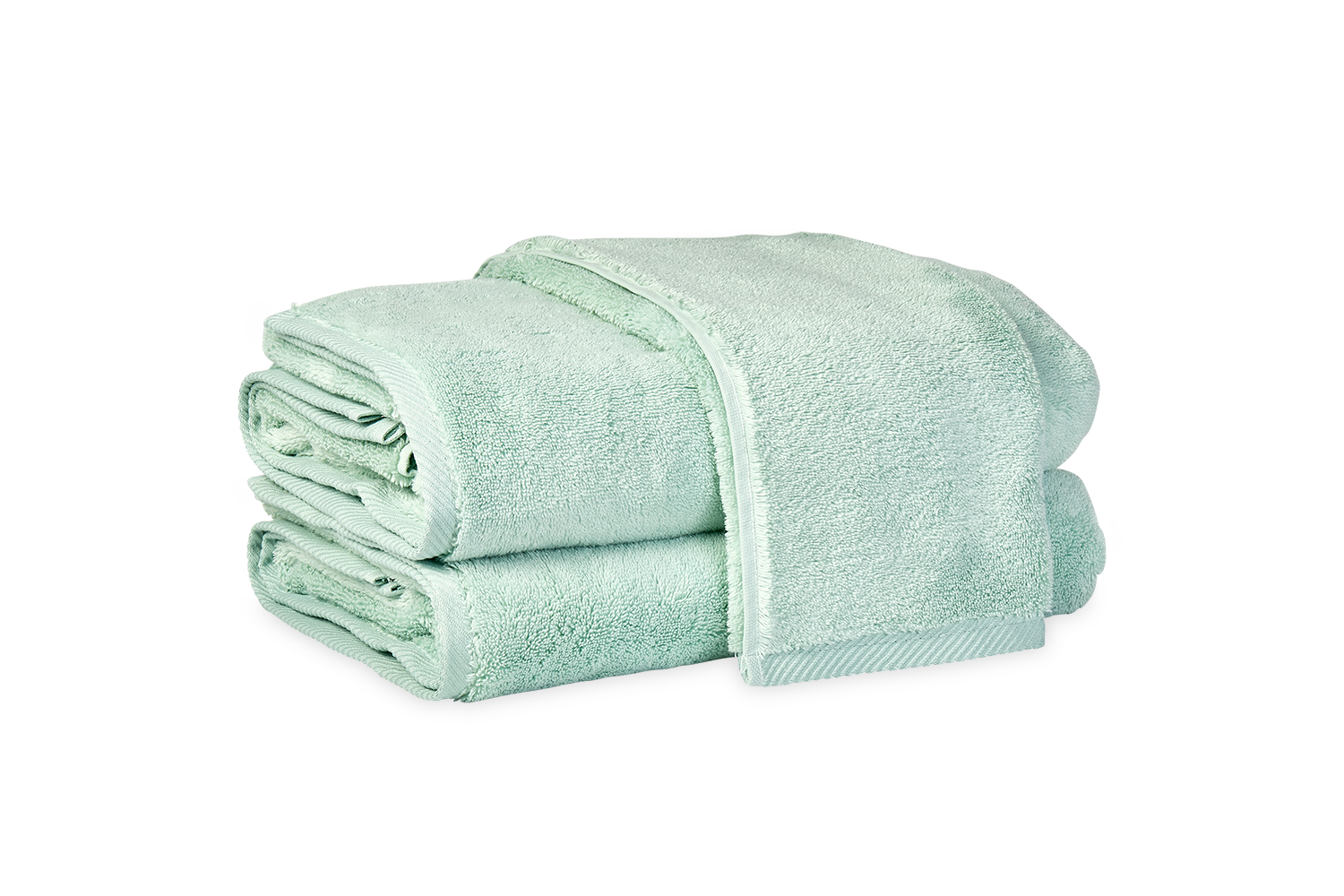 Milagro Bath Towel with Monogram - Aqua