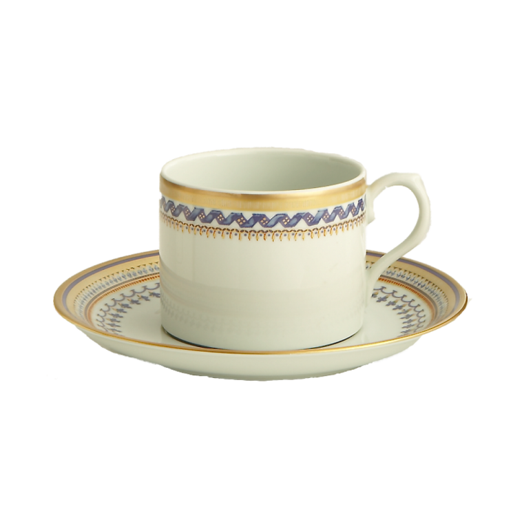 Chinoise Blue Tea Cup & Saucer