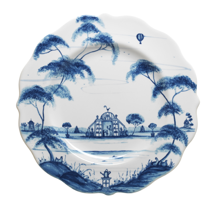 Country Estate Salad Plate - Delft Blue
