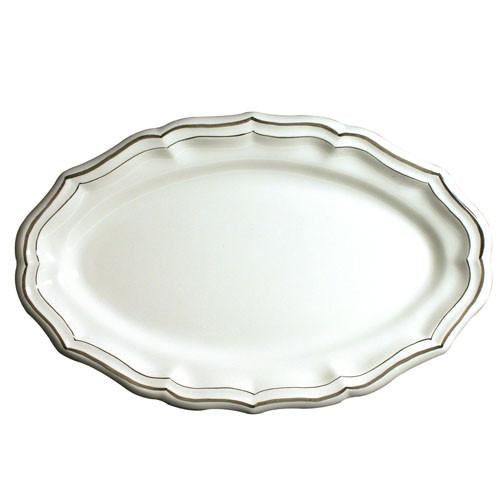 Filet Oval Platter - Taupe