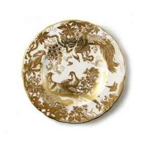 Gold Aves Bread Plate