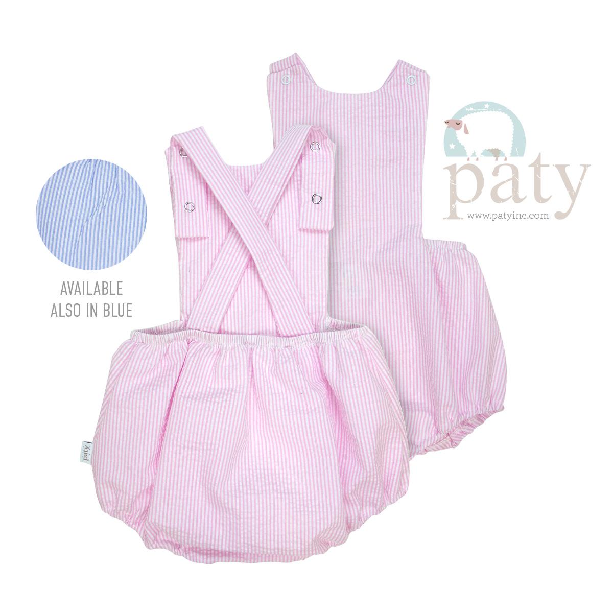 Pink Overall Bubble - 3-6M