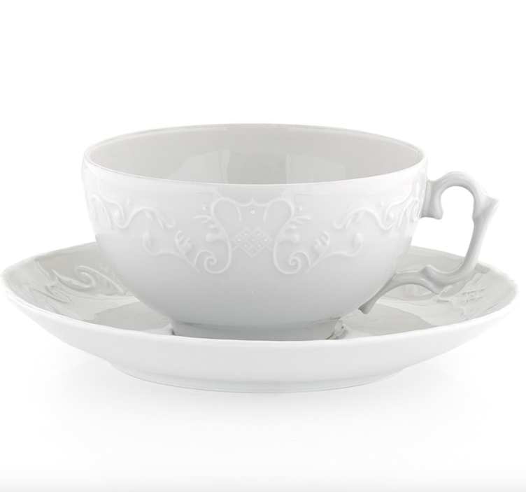 Simply Anna Tea Cup - White