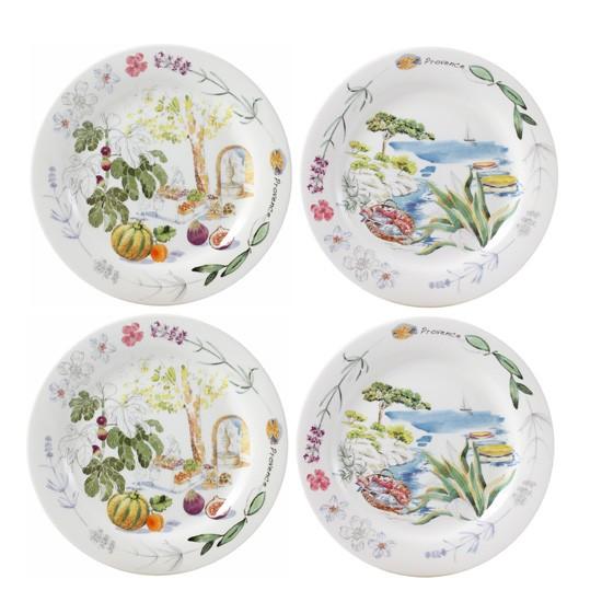 Provence Canape Plates - Set of 4