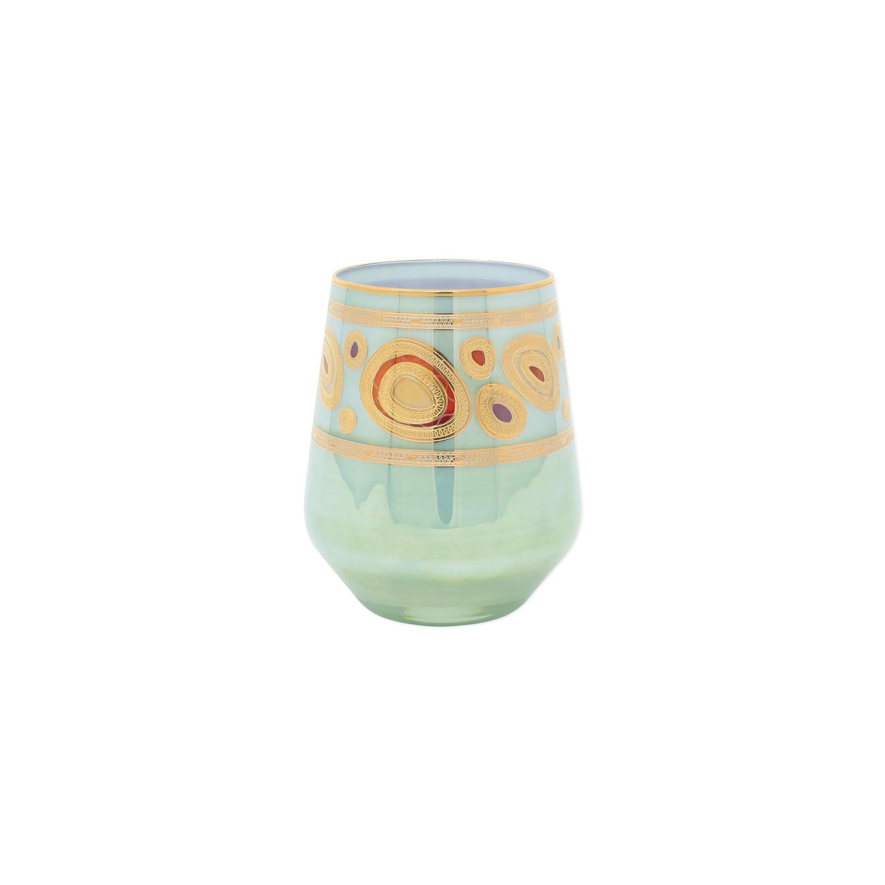 Regalia Stemless Wine Glass - Aqua