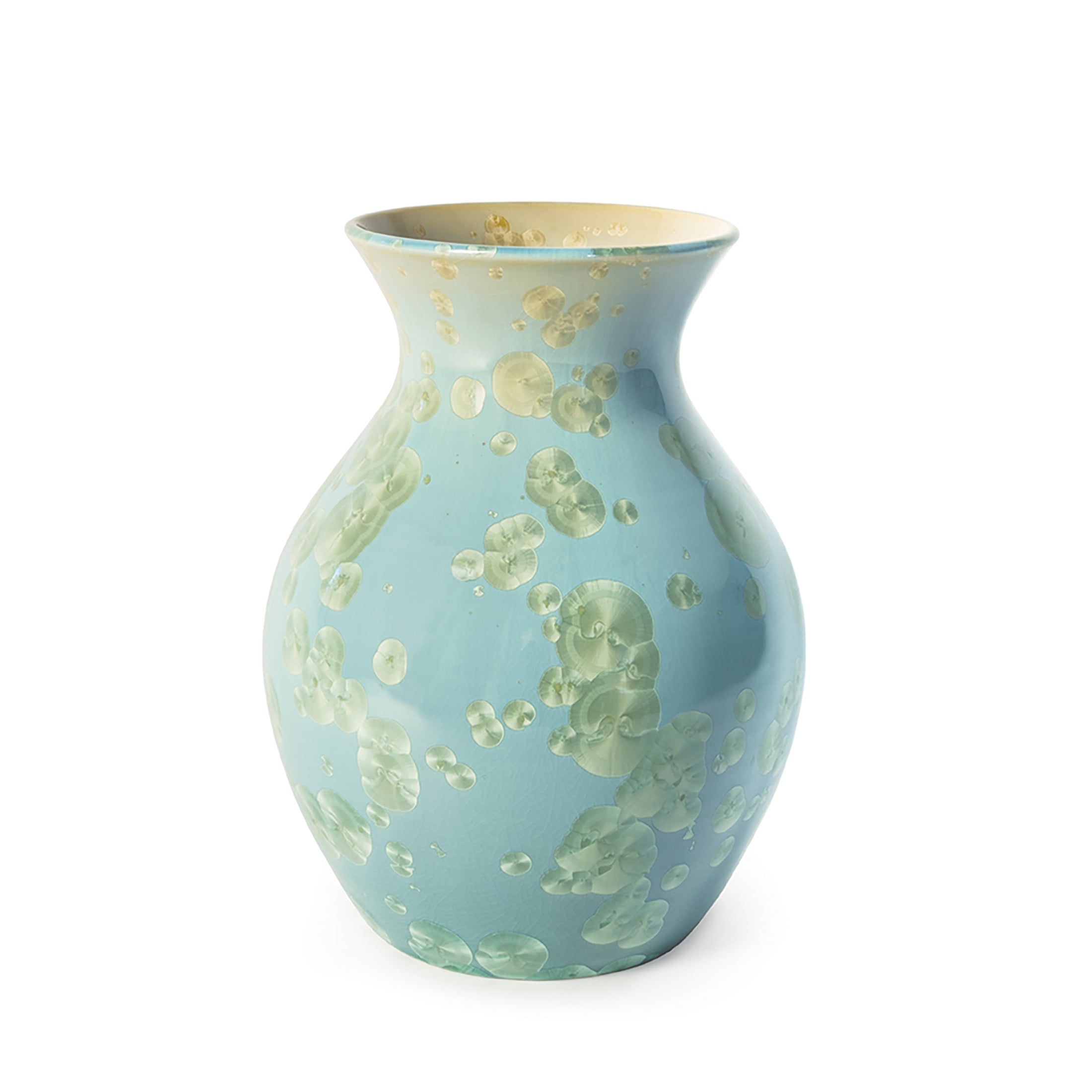 Medium Curio Crystalline Vase - Jade