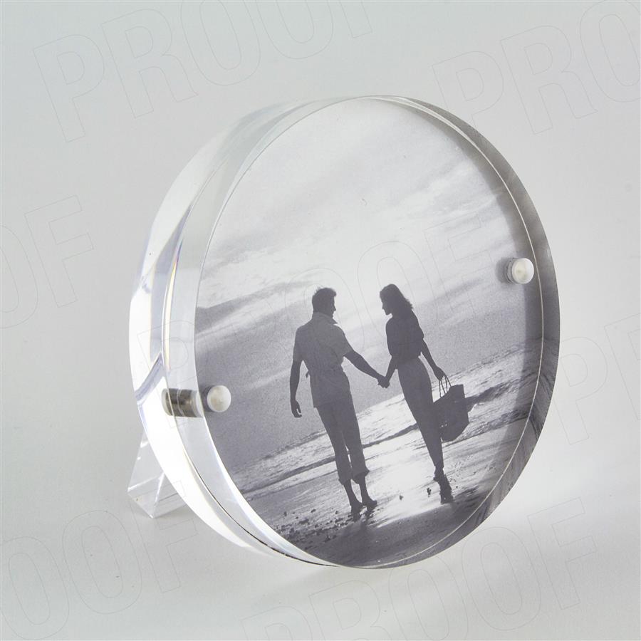 Acrylic Round Frame - 3.5"