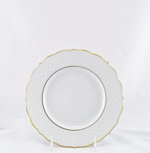 Empire Salad Plate - White/Gold