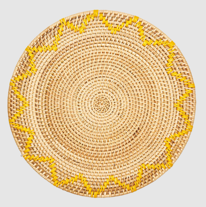 Zig Zag Placemat - Yellow