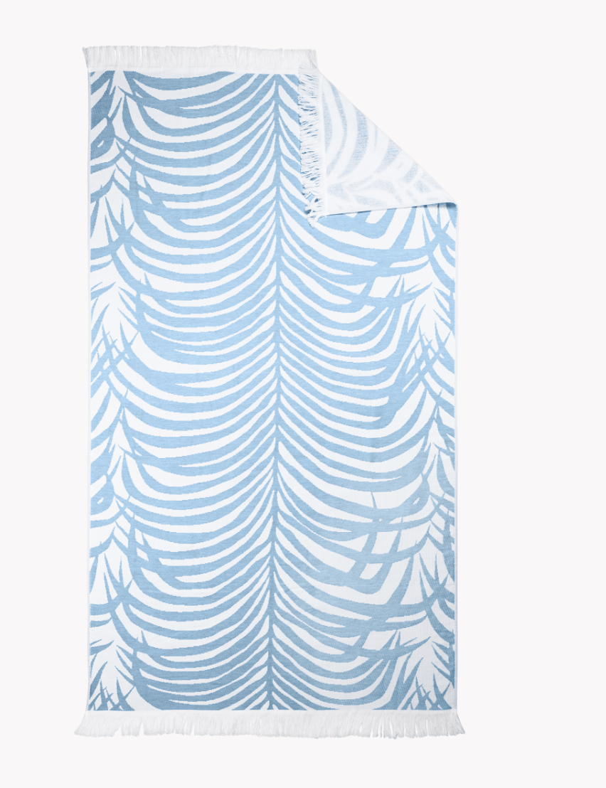 Zebra Palm Beach Towel