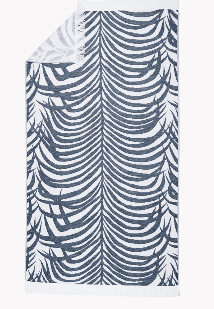 Zebra Palm Beach Towel