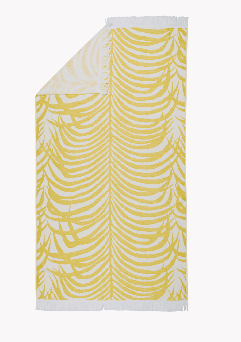 Zebra Palm Beach Towel