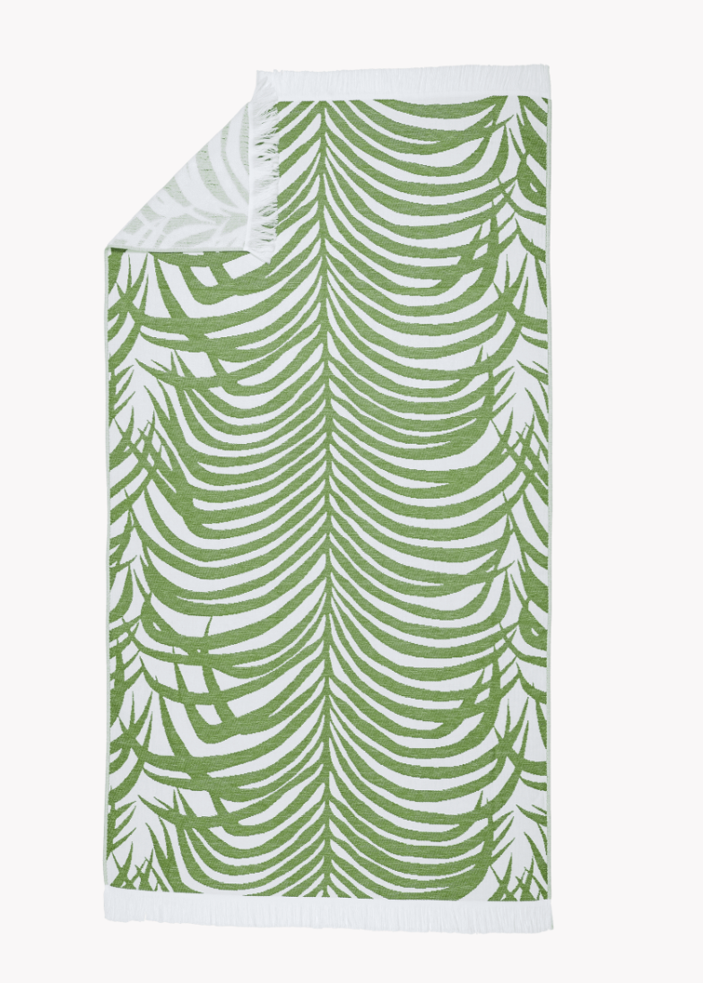 Zebra Palm Beach Towel