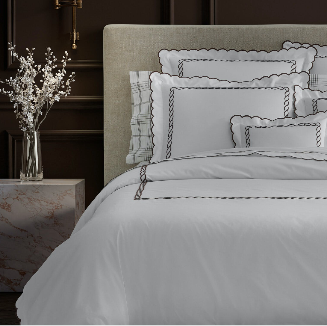 Classic Chain Scallop Duvet Cover