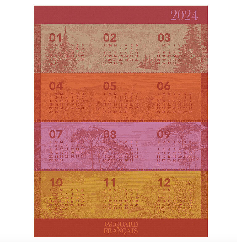 Calendar Tea Towel - 2024