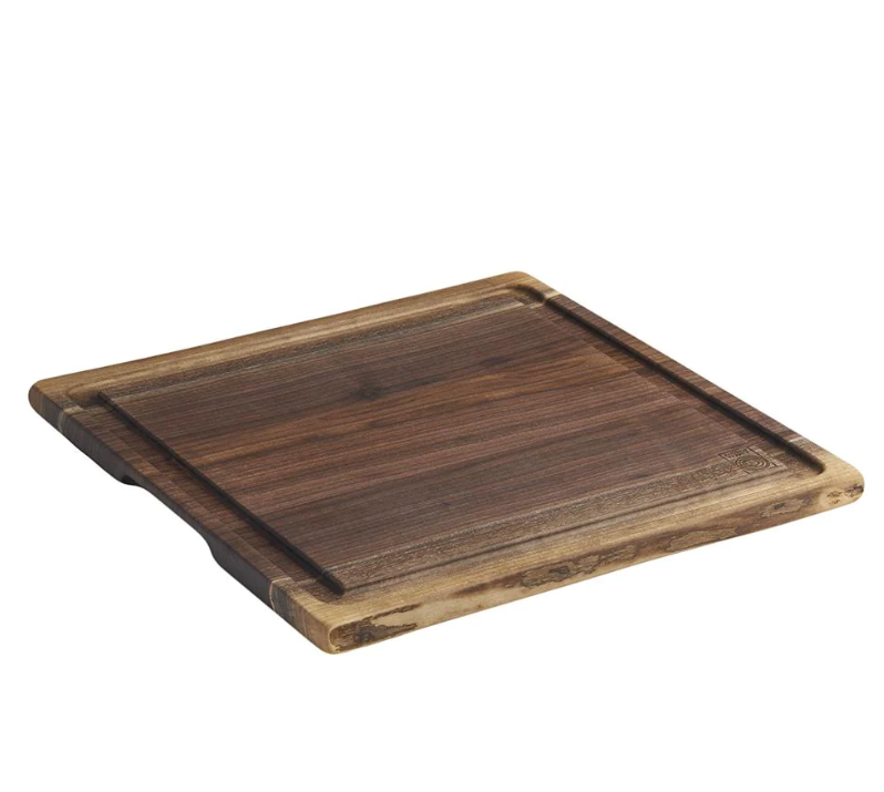 Large Carving Board with Juice Groove - Black Walnut