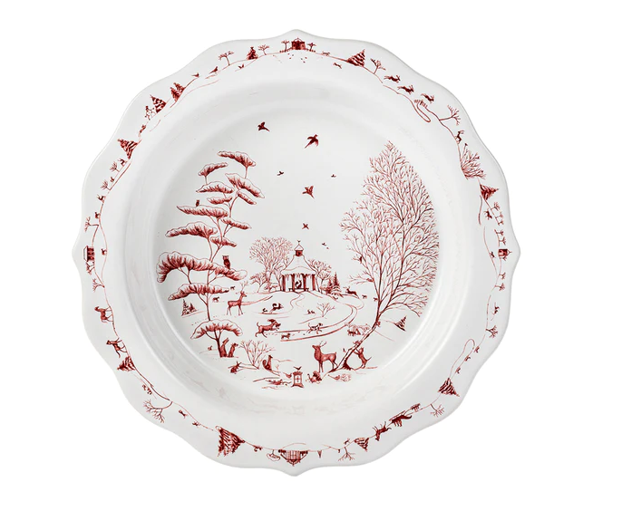 Country Estate Ruby Pie Dish