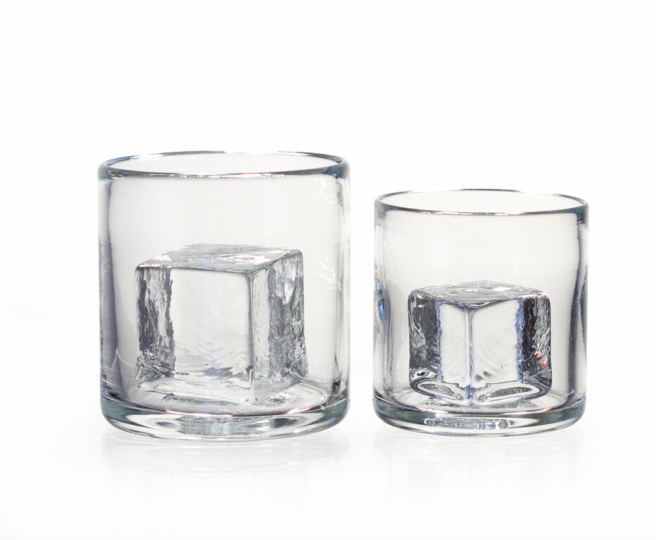 Rocks Cube Glass - Clear