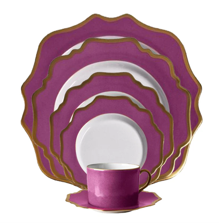 Anna's Palette Dinner Plate- Orchid