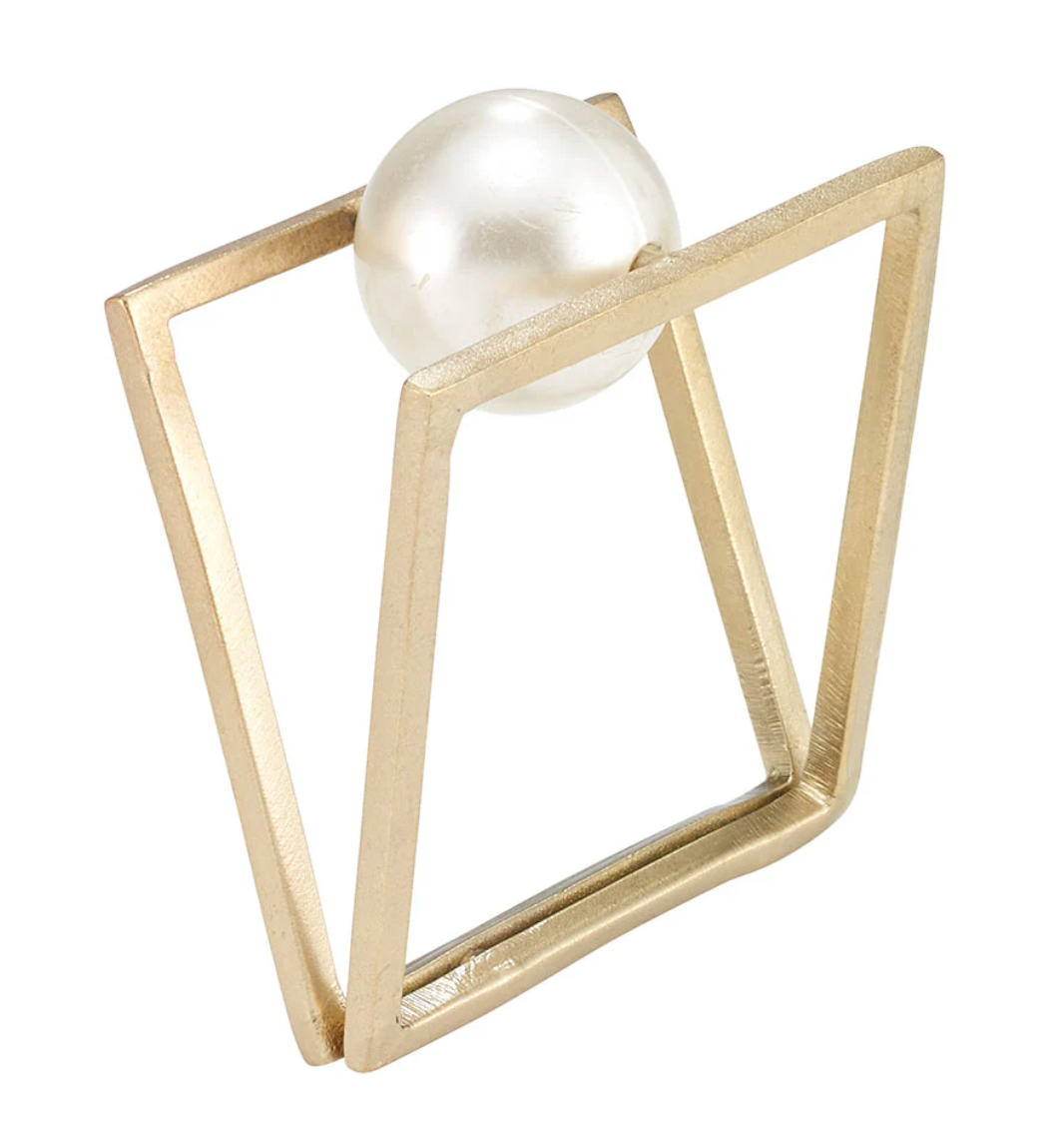 Floating Pearl Napkin Ring