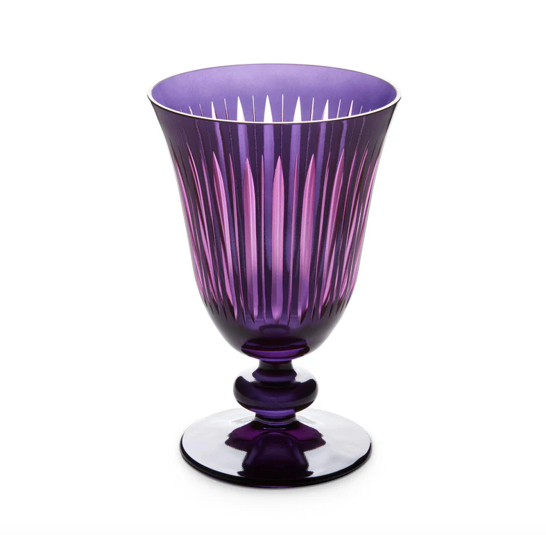 Prism Wine Glass -  Purple