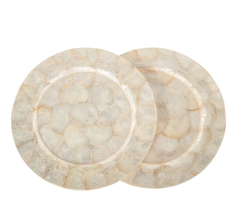 Capiz Round Plate Charger