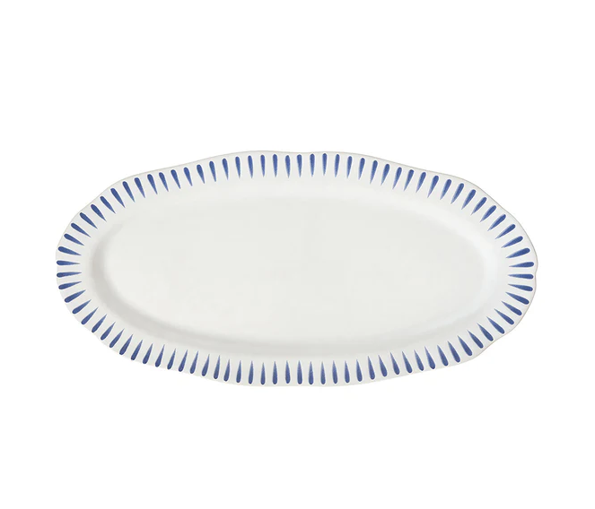 Sitio Stripe 15" Hostess Tray