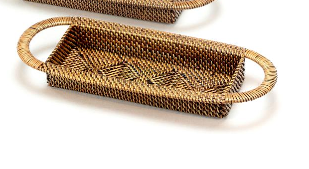 Woven Rectangular Cracker Basket