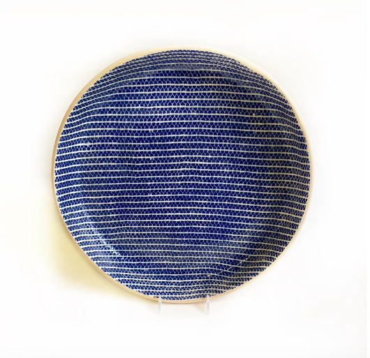 Large Cocktail Tray - Strata Cobalt