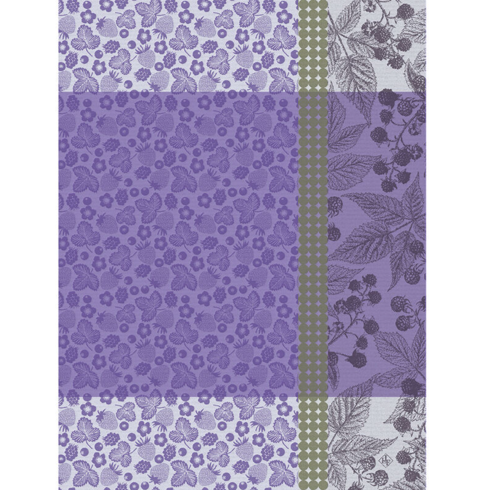 Cueillette d'ete Tea Towel - Purple