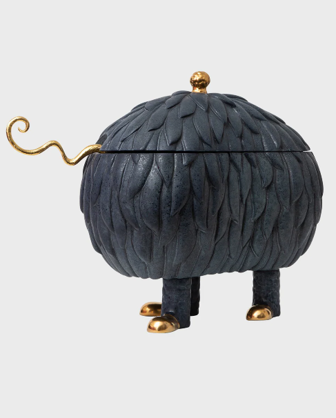 Haas Lukas Soup Monster - Black with Twisted Ladle