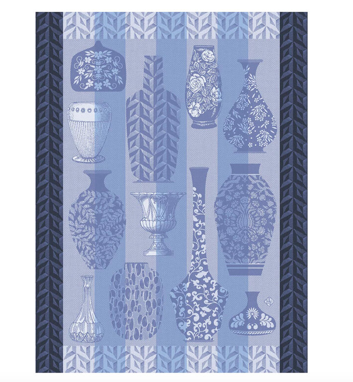 Poteries Blue Tea Towel