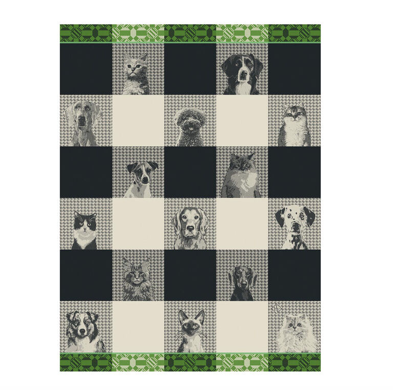 Truffes Tea Towel - Black