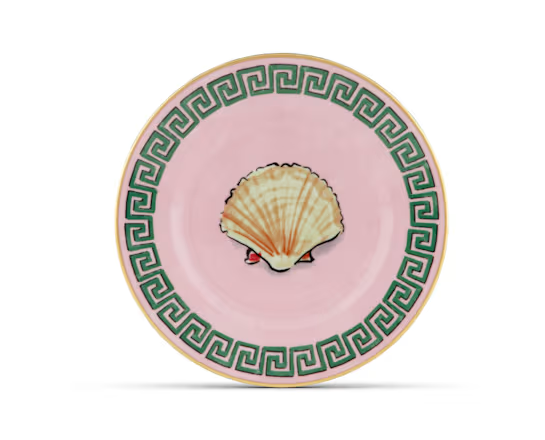Neptune Bread Plate - Pink