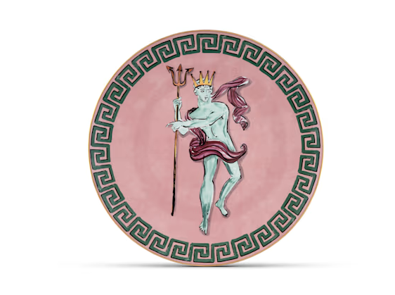 Neptune Centerpiece/Charger Plate - Pink