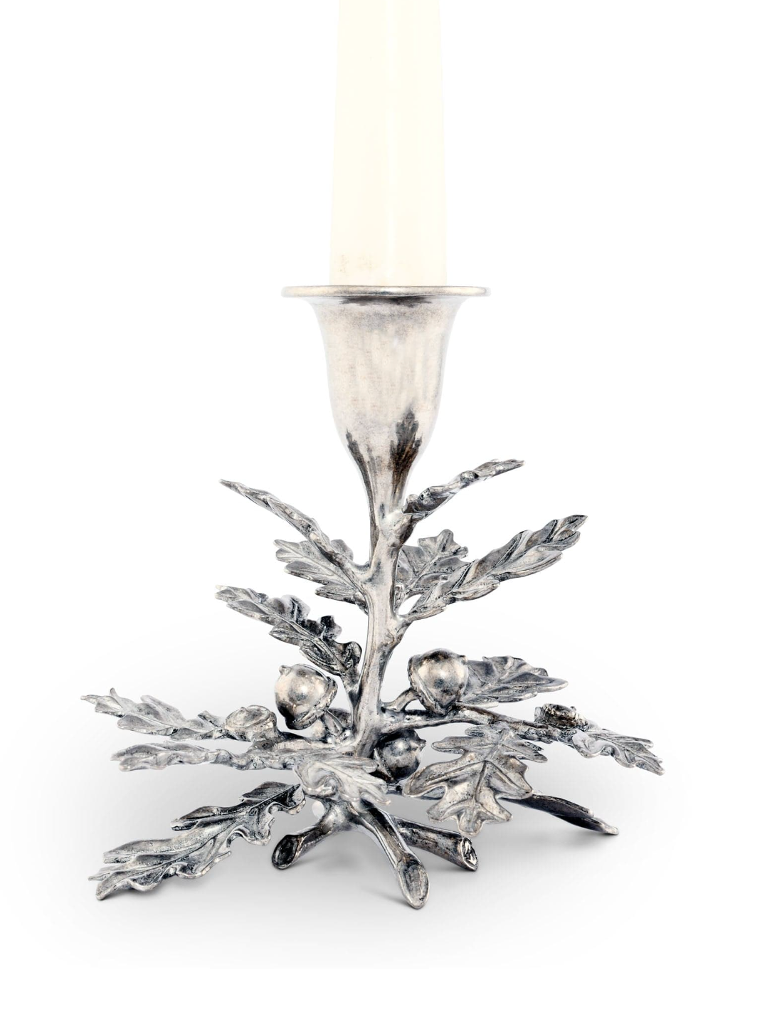 Oak Leaf Candlestick