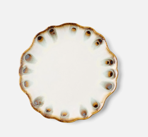 Amoria Salad Plate - Almond/Sage