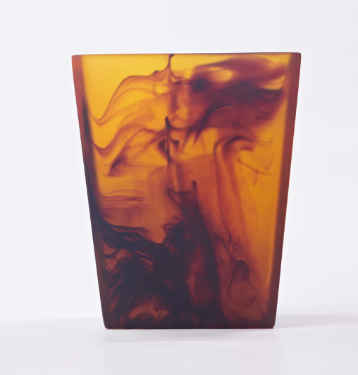 Square Waste Basket - Tortoise