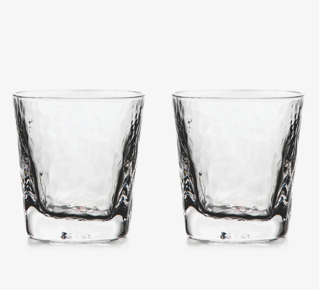 Woodbury Double Old-Fashion Glasses - Set of 2