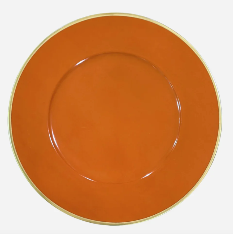 Anna Weatherley Charger - Blood Orange