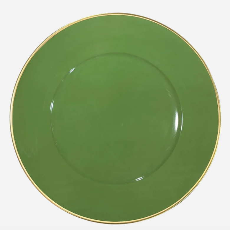 Anna Weatherley Charger - Green