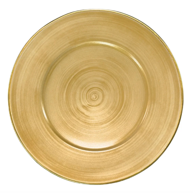 Anna Weatherley Charger - Brushed Gold