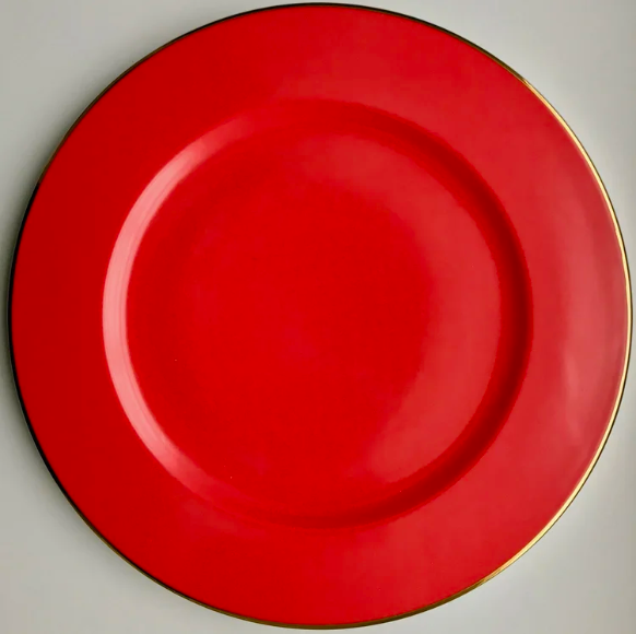 Anna Weatherley Charger - Red