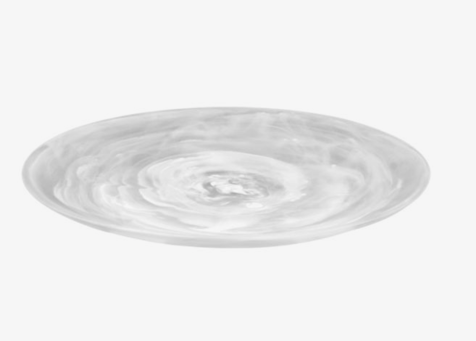Everyday Platter - White Swirl