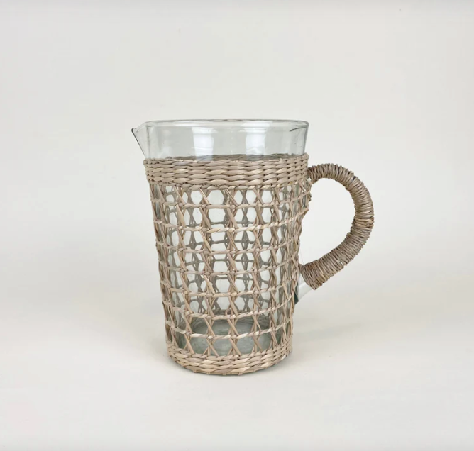 Seagrass Cage Pitcher