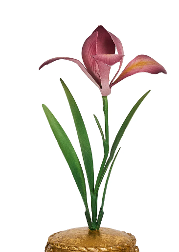 Meadow Walk Iris Place Card Holder - Pink