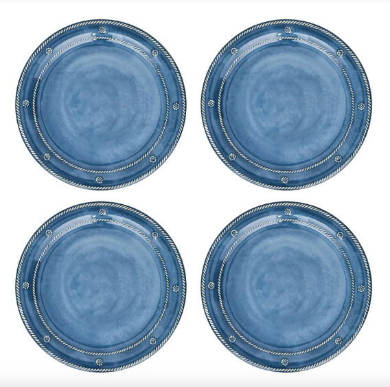 Berry & Thread Melamine Dinner Plate - Ocean