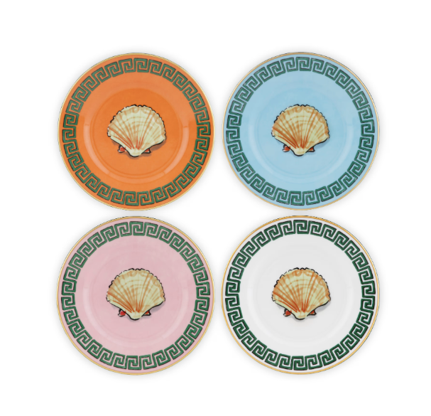 Il viaggio di Nettuno Bread Plate - Assorted Set of 4