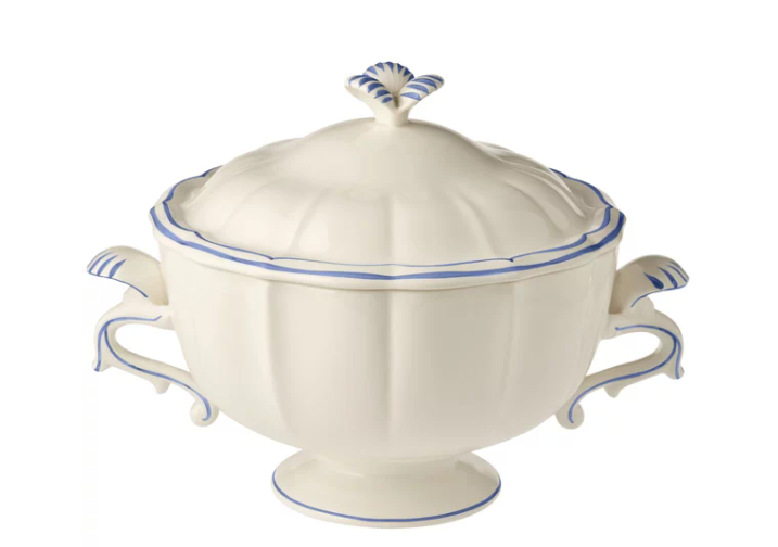 Filet Soup Tureen - Bleu